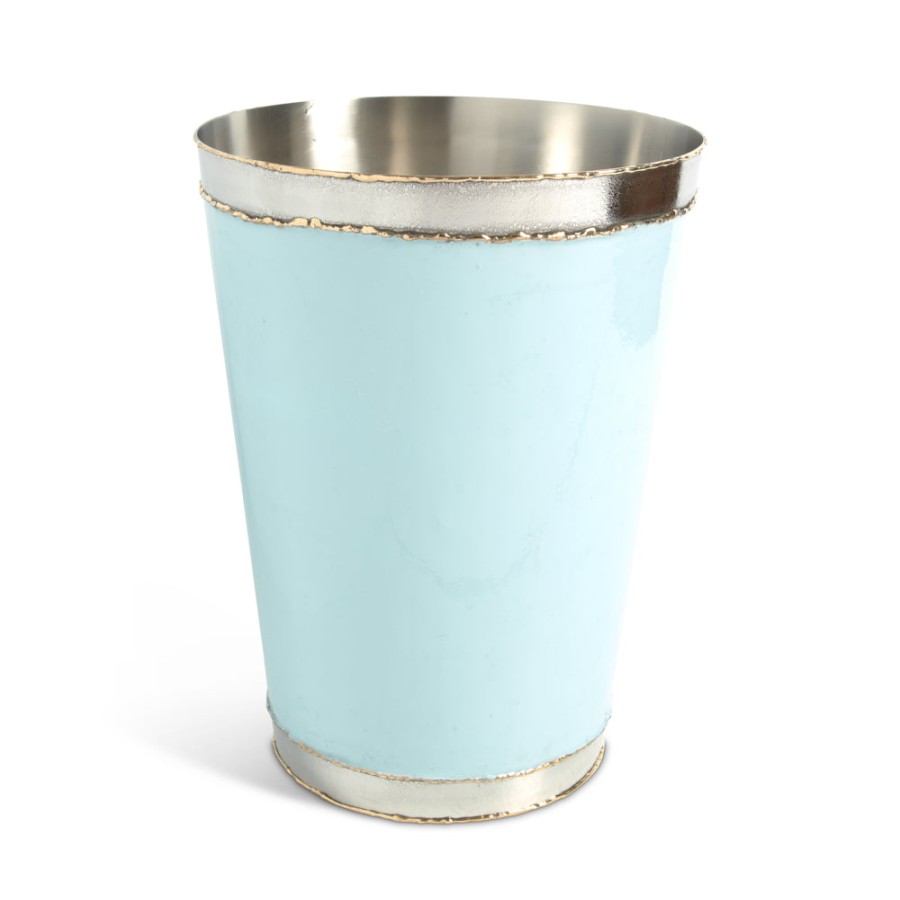 Julia Knight Bath Accessories | Cascade 11" Waste Basket Glacial Blue