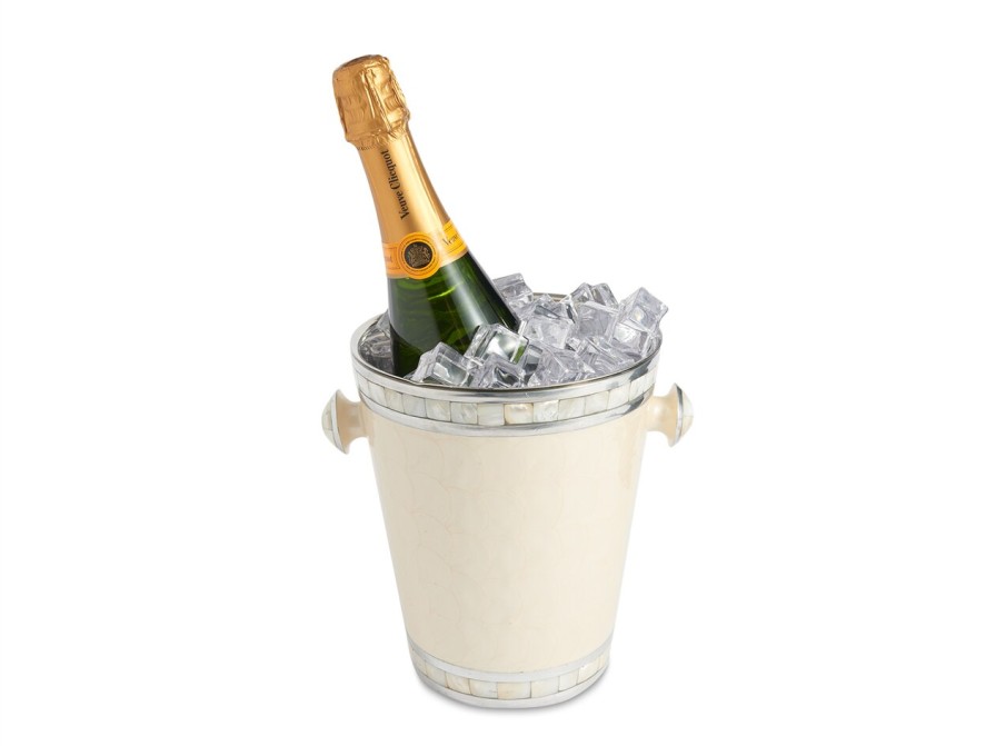 Julia Knight Barware | Classic 8" Ice Bucket/Wine Chiller Snow