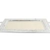 Julia Knight Decor | Classic 25" Rectangular Tray W/Handles Snow