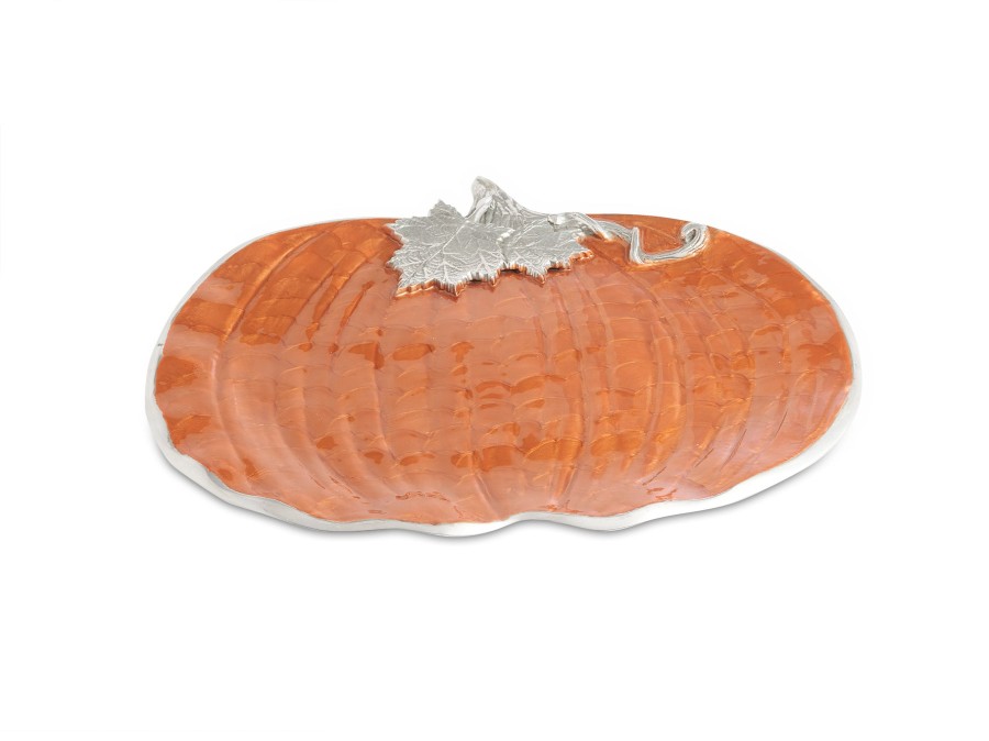 Julia Knight Platters & Trays | Pumpkin 17" Platter Spice