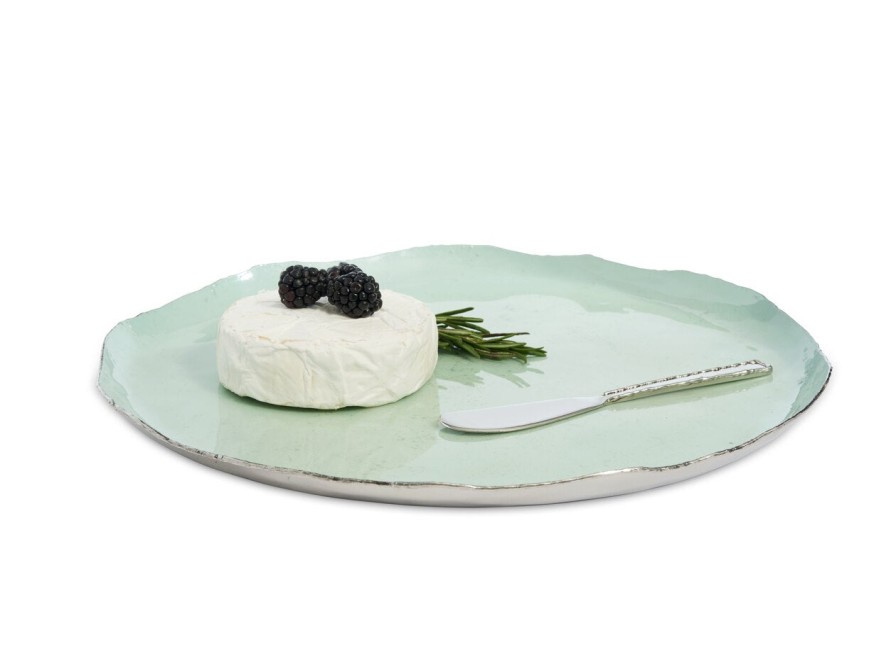 Julia Knight Decor | Cascade 13" Round Tray Surf