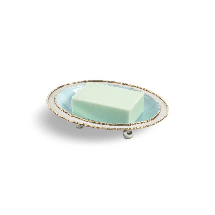 Julia Knight Bath Accessories | Cascade 6" Soap Dish Glacial Blue