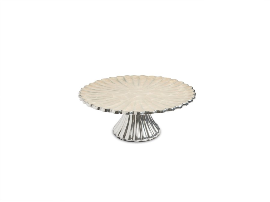 Julia Knight Cake Stands | Peony 10 Inch Cake Stand Snow