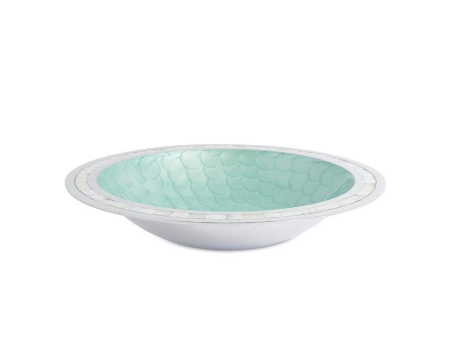 Julia Knight Bowls | Classic 15" Round Bowl Aqua