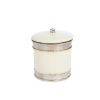 Julia Knight Bath Accessories | Cascade 5.5" Covered Canister Cloud