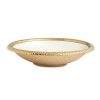 Julia Knight Bowls | Florentine 15" Oval Bowl Gold Snow