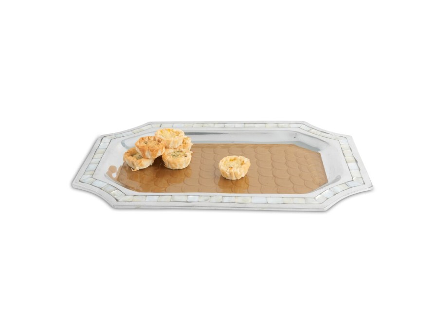 Julia Knight Decor | Classic 16" Octagonal Tray Toffee