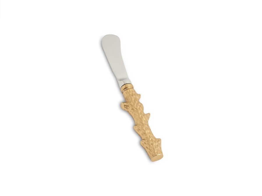 Julia Knight Serving Utensils | Coral Spreader Knife Gold