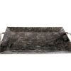 Julia Knight Decor | Sierra 20" Rectangular Tray W/Handles Graphite