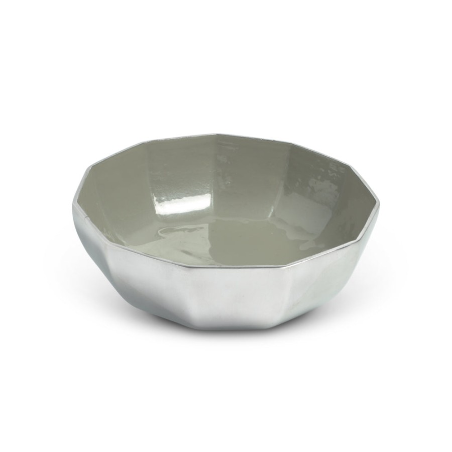 Julia Knight Serveware | Astra 10" Bowl Platinum