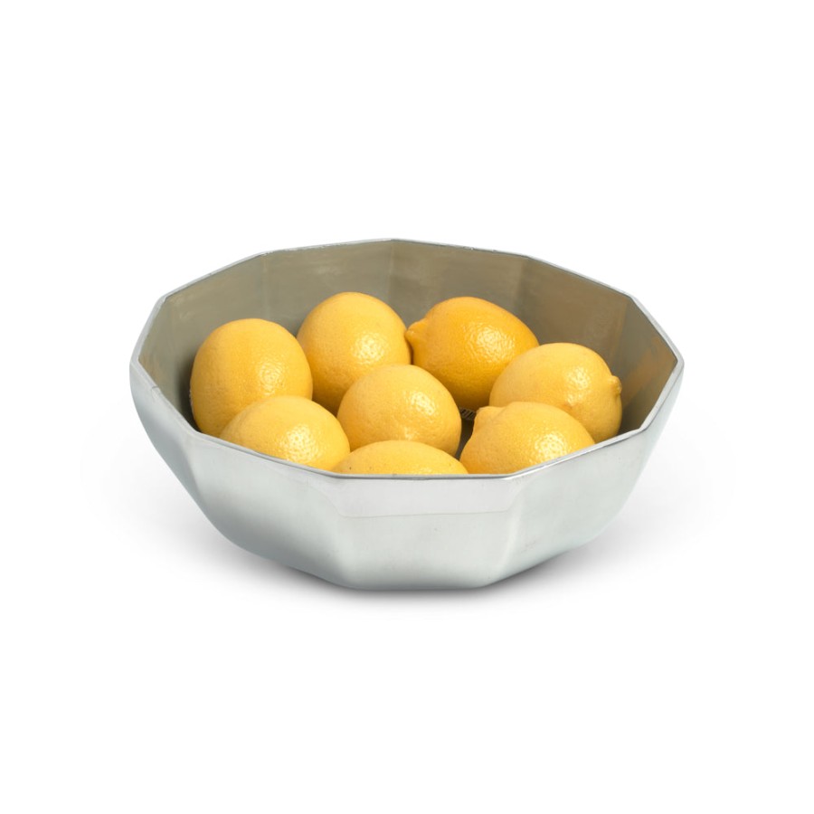 Julia Knight Serveware | Astra 10" Bowl Platinum