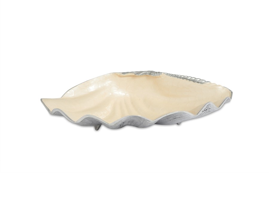 Julia Knight Decor | Tahitian Clam Shell 25" Bowl Snow