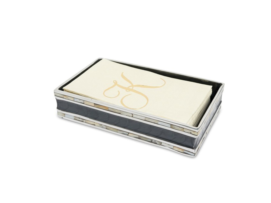 Julia Knight Bath Accessories | Classic 9" Guest Towel Tray Caviar