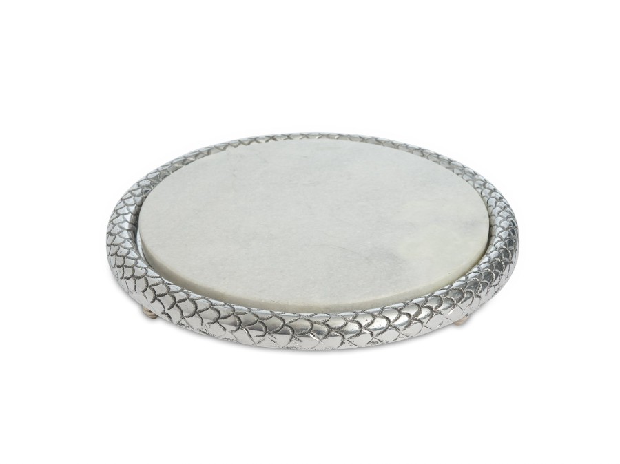 Julia Knight Platters & Trays | Florentine 11" Marble Cheese Tray