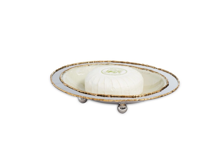 Julia Knight Bath Accessories | Cascade 6" Soap Dish Cloud